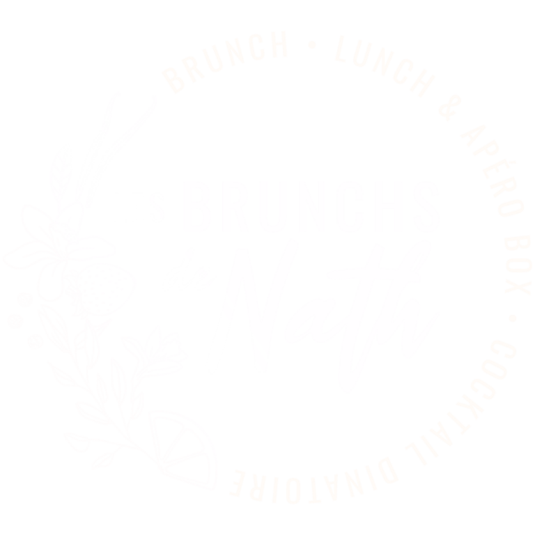 Logo Blanc - Les Brunchs de Nath
